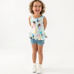 Tops & Tees|Tops & Tees<Little Sleepies Peplum Tank Mystic Mermaids