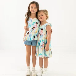 Tops & Tees|Tops & Tees<Little Sleepies Peplum Tank Mystic Mermaids
