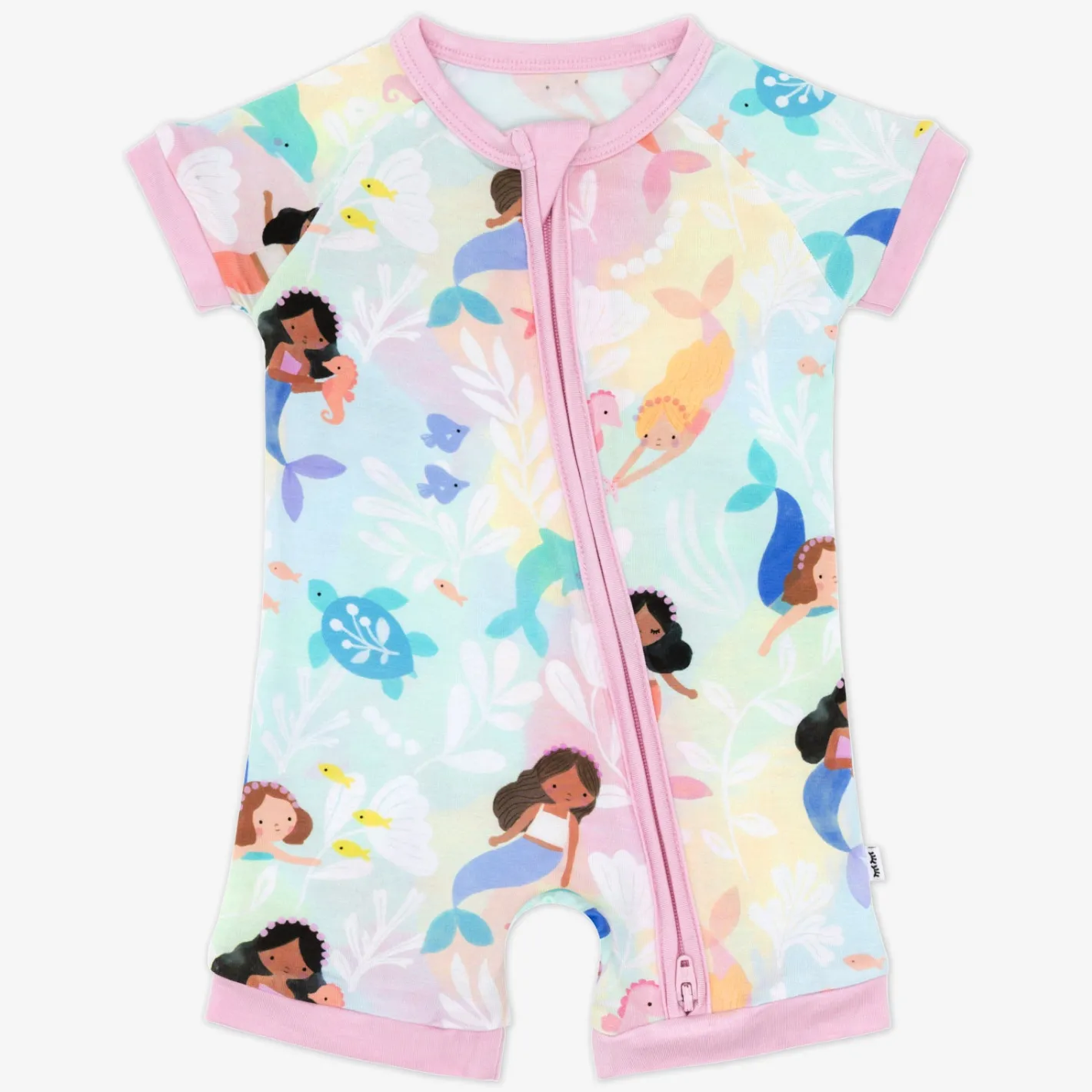 Zippies<Little Sleepies Shorty Zippy Mystic Mermaids