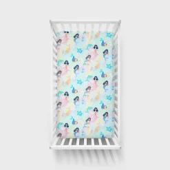 Sheets<Little Sleepies Fitted Crib Sheet Mystic Mermaids