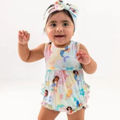 Bamboo Baby Clothes|Rompers<Little Sleepies Bubble Romper Mystic Mermaids