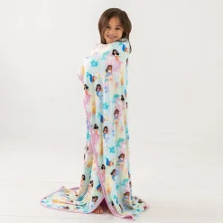 Cloud Blankets|Cloud Blankets<Little Sleepies Large Cloud Blanket® Mystic Mermaids