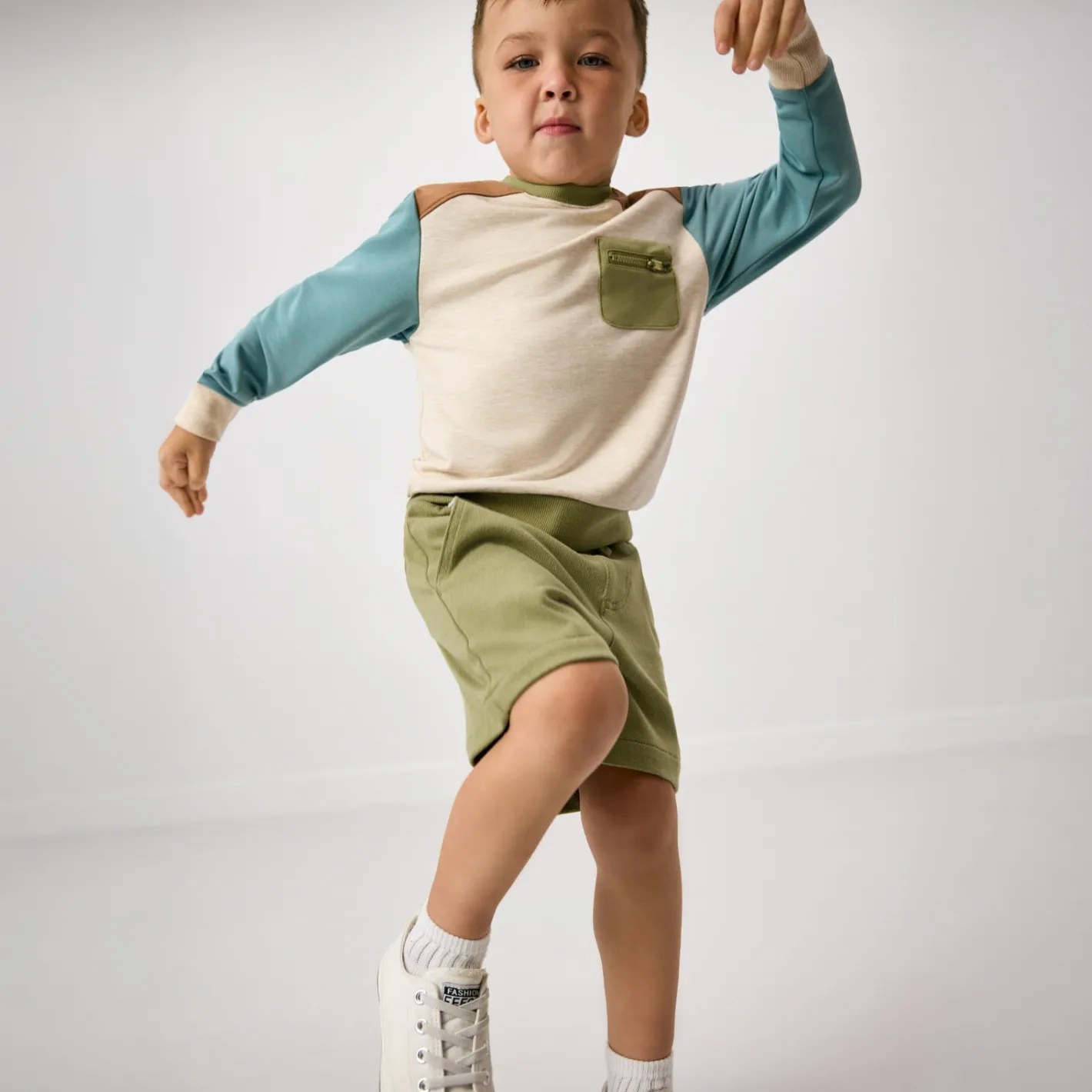 Tops & Tees|Tops & Tees<Little Sleepies Crewneck Sweatshirt Natural Heather