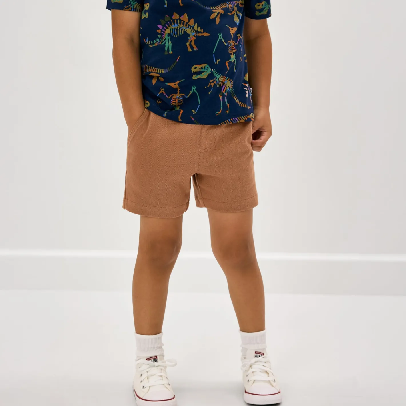 Shorts|Shorts<Little Sleepies Chino Shorts Oak Brown
