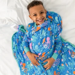 Cloud Blankets|Cloud Blankets<Little Sleepies Large Cloud Blanket® Octopus Party