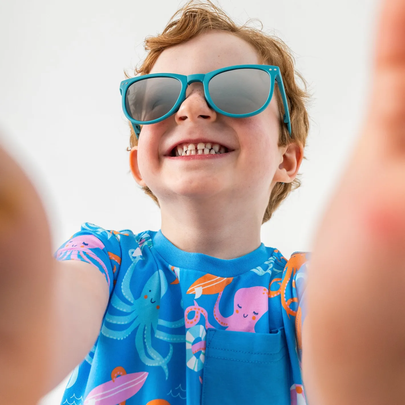 Tops & Tees|Tops & Tees<Little Sleepies Relaxed Pocket Tee Octopus Party