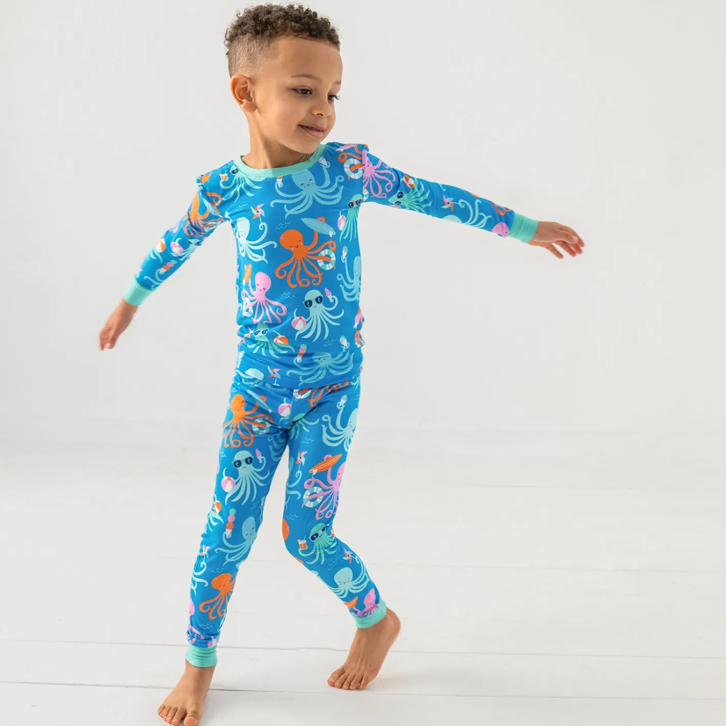 Two-Piece Pj Sets|Two-Piece Pj Sets<Little Sleepies Two-Piece Pajama Set Octopus Party