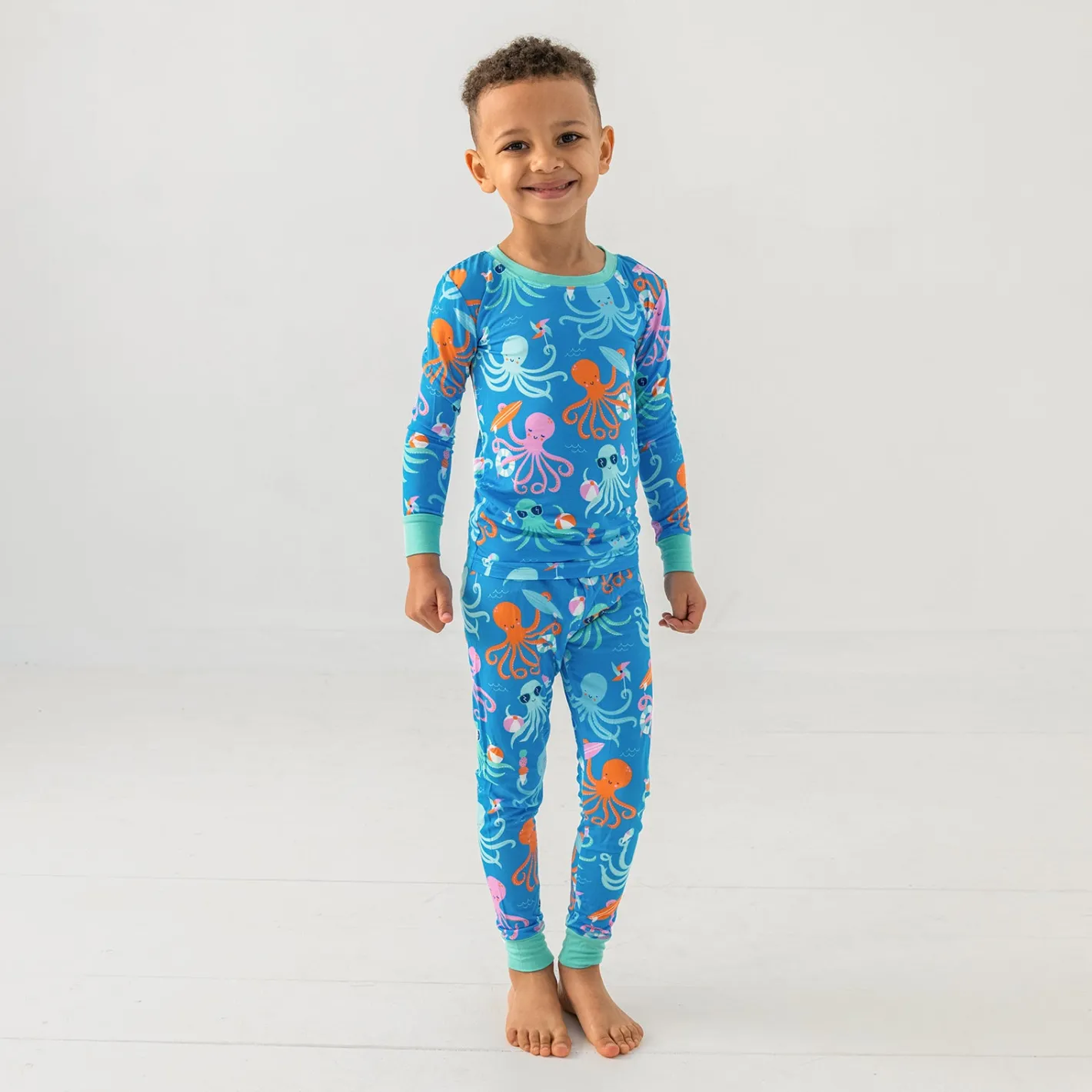 Two-Piece Pj Sets|Two-Piece Pj Sets<Little Sleepies Two-Piece Pajama Set Octopus Party