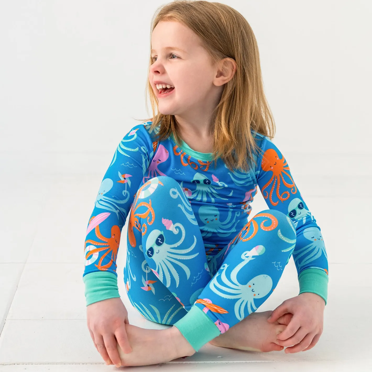Two-Piece Pj Sets|Two-Piece Pj Sets<Little Sleepies Two-Piece Pajama Set Octopus Party