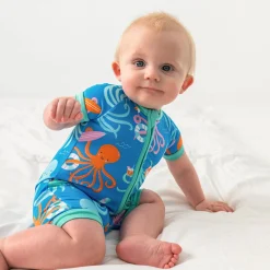 Zippies<Little Sleepies Shorty Zippy Octopus Party