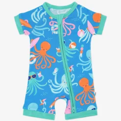Zippies<Little Sleepies Shorty Zippy Octopus Party