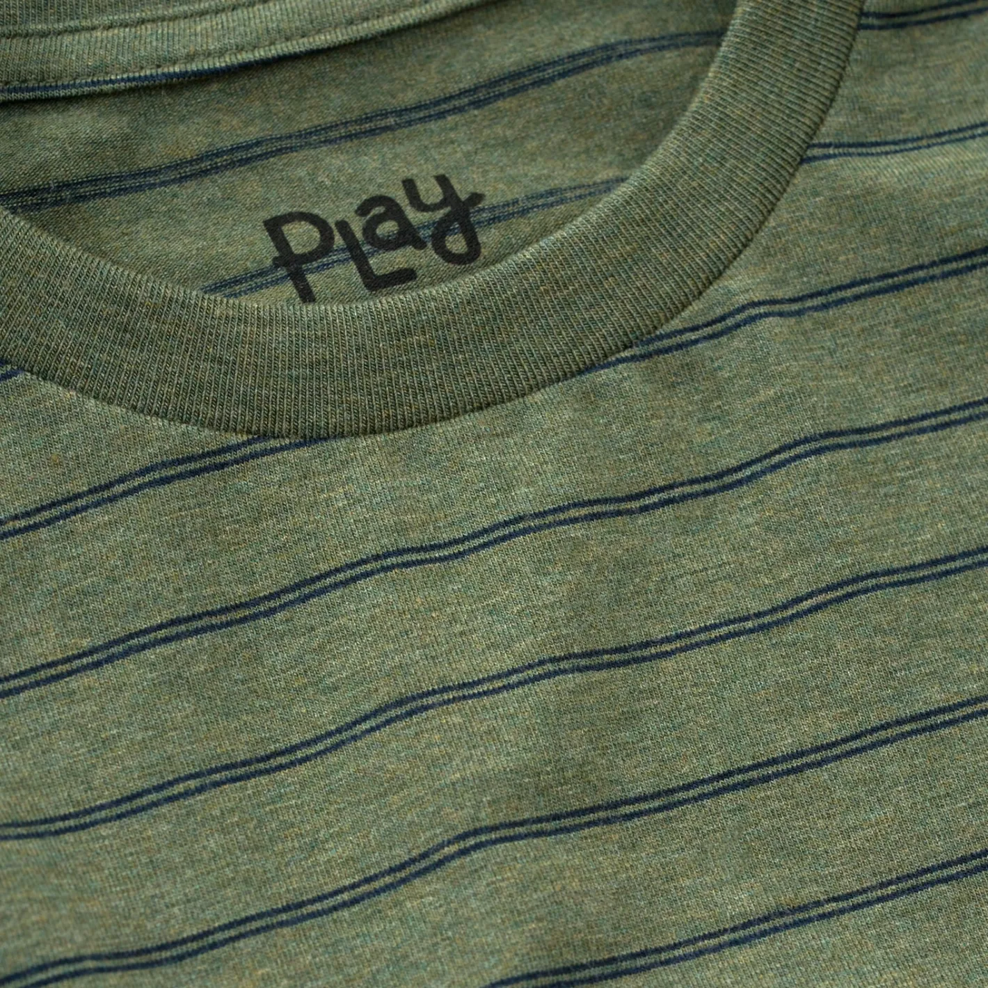 Everyday Essentials|Everyday Essentials<Little Sleepies Relaxed Tee Olive Stripes