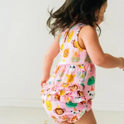 Bamboo Baby Clothes|Rompers<Little Sleepies Bubble Romper Party Pals