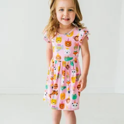 Dresses|Dresses<Little Sleepies Flutter Skater Dress Party Pals