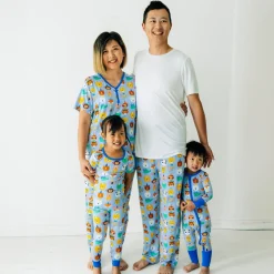Daddy & Me|Full Family Matching<Little Sleepies Men's Pajama Pants Party Pals