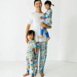 Daddy & Me|Full Family Matching<Little Sleepies Men's Pajama Pants Party Pals