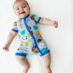 Zippies|Sibling Matching<Little Sleepies Shorty Zippy Party Pals