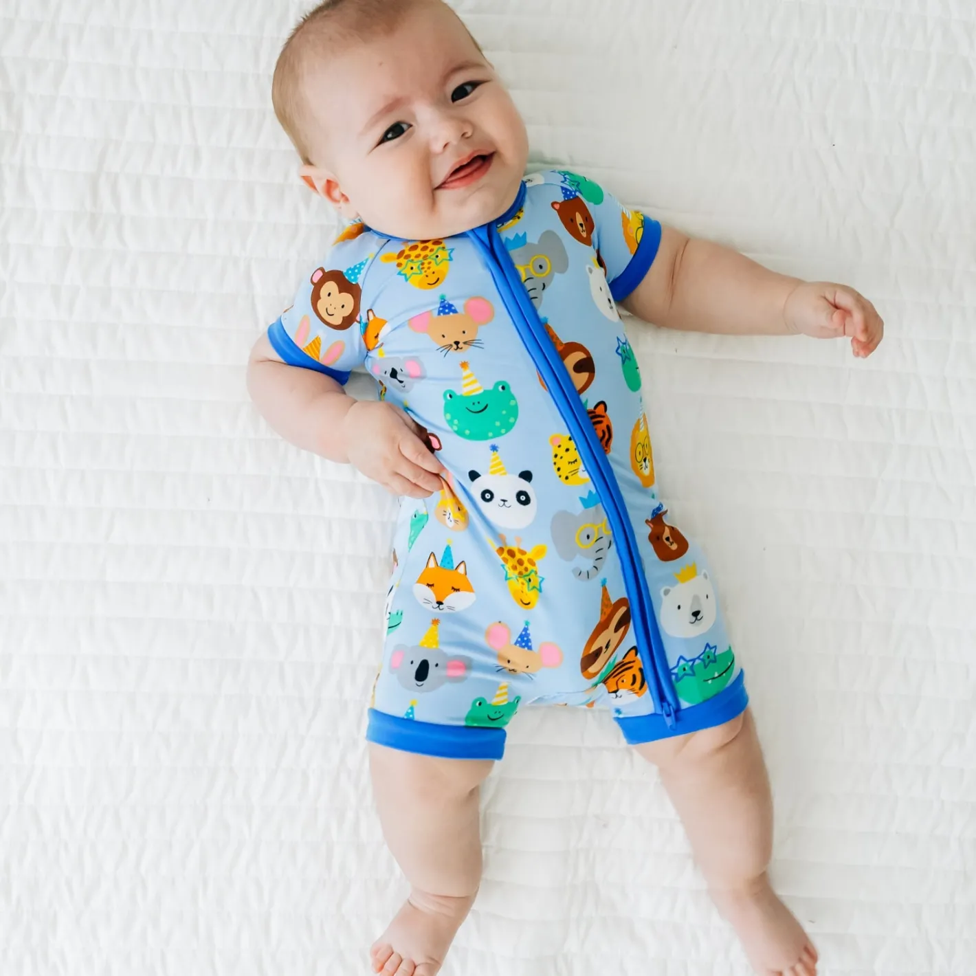 Zippies|Sibling Matching<Little Sleepies Shorty Zippy Party Pals