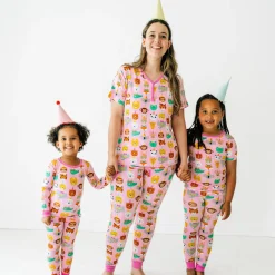 Mommy & Me|Mommy & Me<Little Sleepies Women's Short Sleeve Pajama Top Party Pals