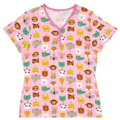 Mommy & Me|Mommy & Me<Little Sleepies Women's Short Sleeve Pajama Top Party Pals