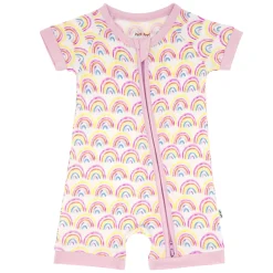 Zippies|Sibling Matching<Little Sleepies Shorty Zippy Pastel Rainbows