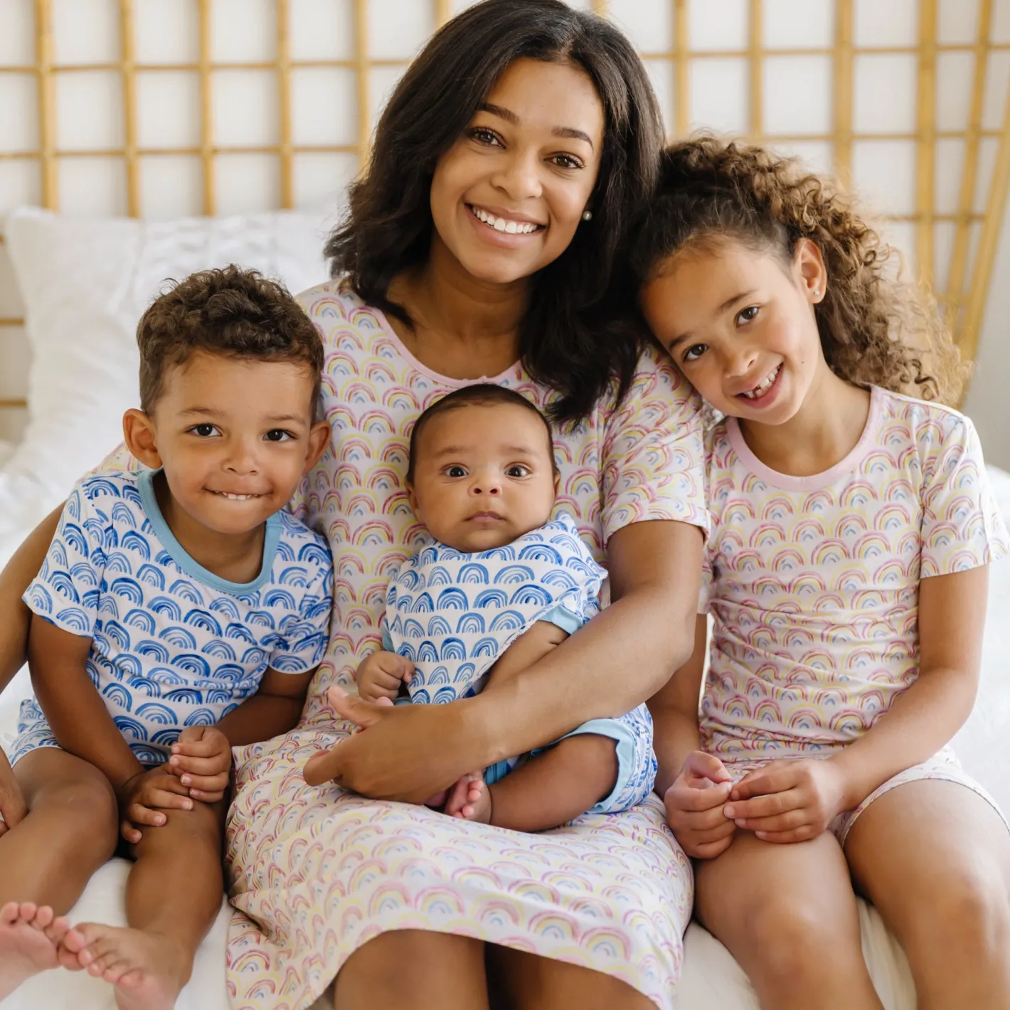 Two-Piece Pj Sets|Two-Piece Pj Sets<Little Sleepies Two-Piece Pajama Set Pastel Rainbows