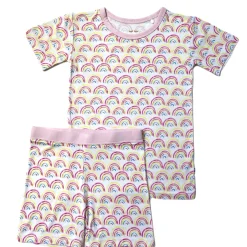 Two-Piece Pj Sets|Two-Piece Pj Sets<Little Sleepies Two-Piece Pajama Set Pastel Rainbows