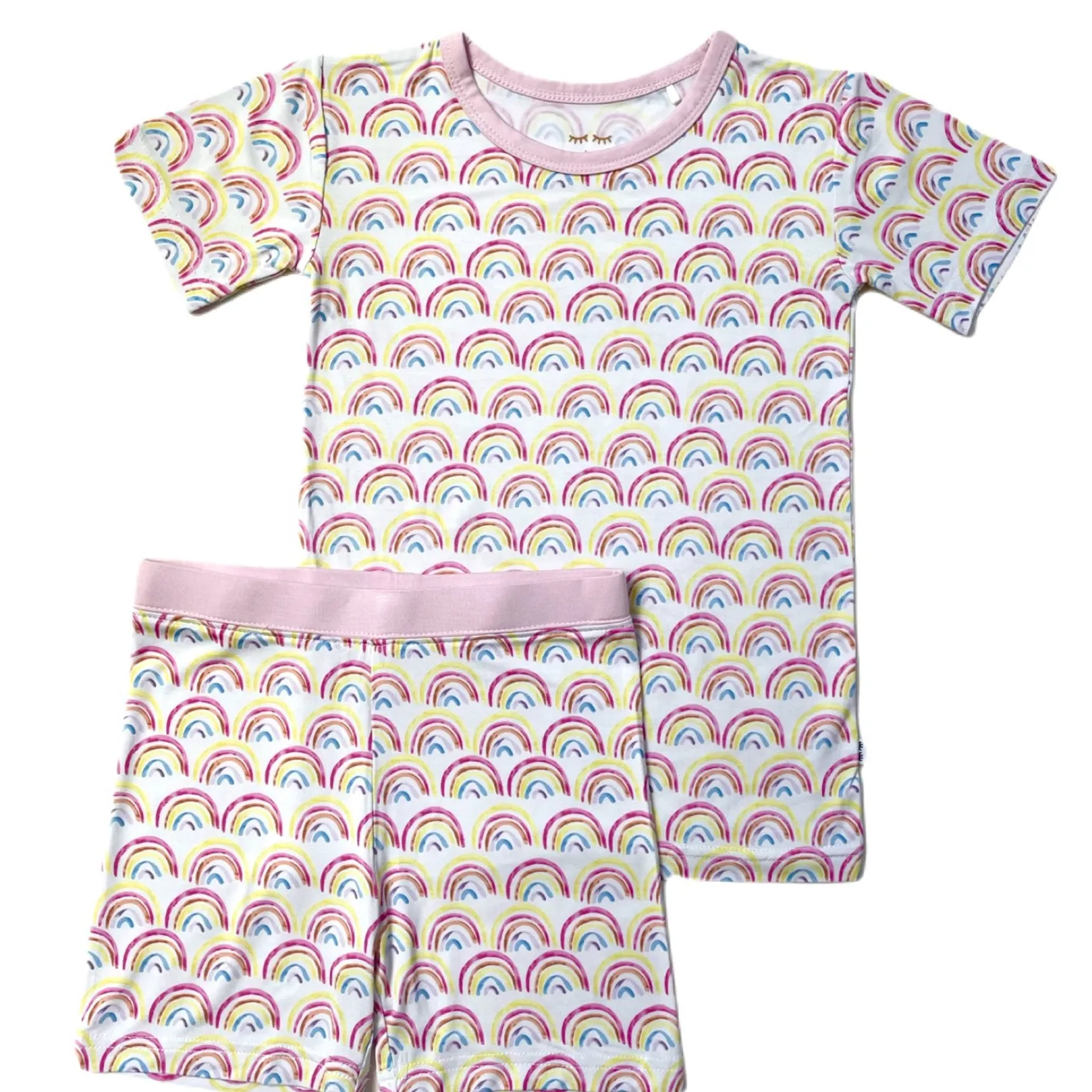 Two-Piece Pj Sets|Two-Piece Pj Sets<Little Sleepies Two-Piece Pajama Set Pastel Rainbows