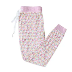 Mommy & Me|Mommy & Me<Little Sleepies Women's Pajama Pants Pastel Rainbows