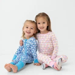 Two-Piece Pj Sets|Two-Piece Pj Sets<Little Sleepies Two-Piece Pajama Set Pastel Rainbows