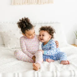 Two-Piece Pj Sets|Two-Piece Pj Sets<Little Sleepies Two-Piece Pajama Set Pastel Rainbows