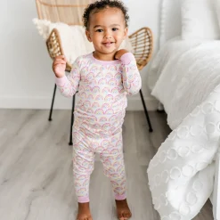 Two-Piece Pj Sets|Two-Piece Pj Sets<Little Sleepies Two-Piece Pajama Set Pastel Rainbows