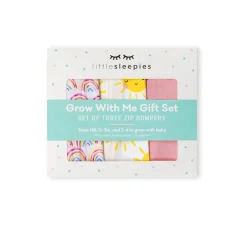 Zippies|Mommy & Me<Little Sleepies Zippy Pastel Rainbows, Bubblegum & Sunshine