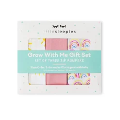 Zippies|Mommy & Me<Little Sleepies Zippy Pastel Rainbows, Bubblegum & Sunshine