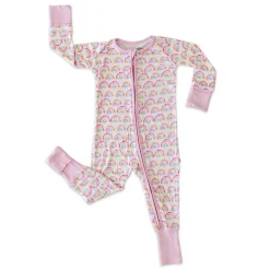 Zippies|Mommy & Me<Little Sleepies Zippy Pastel Rainbows, Bubblegum & Sunshine