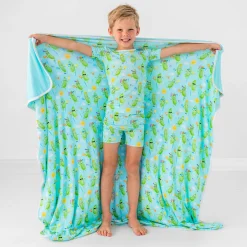 Cloud Blankets|Cloud Blankets<Little Sleepies Large Cloud Blanket® Pickle Power
