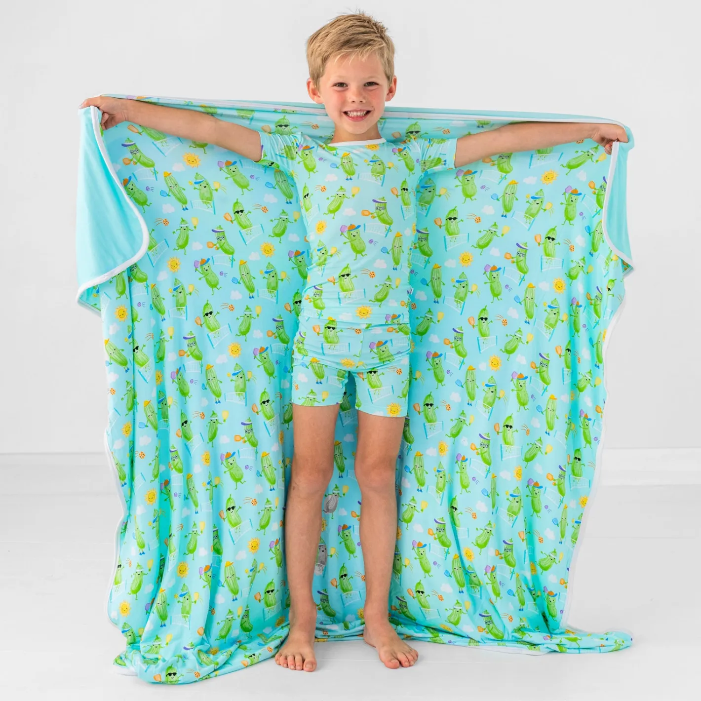 Cloud Blankets|Cloud Blankets<Little Sleepies Large Cloud Blanket® Pickle Power