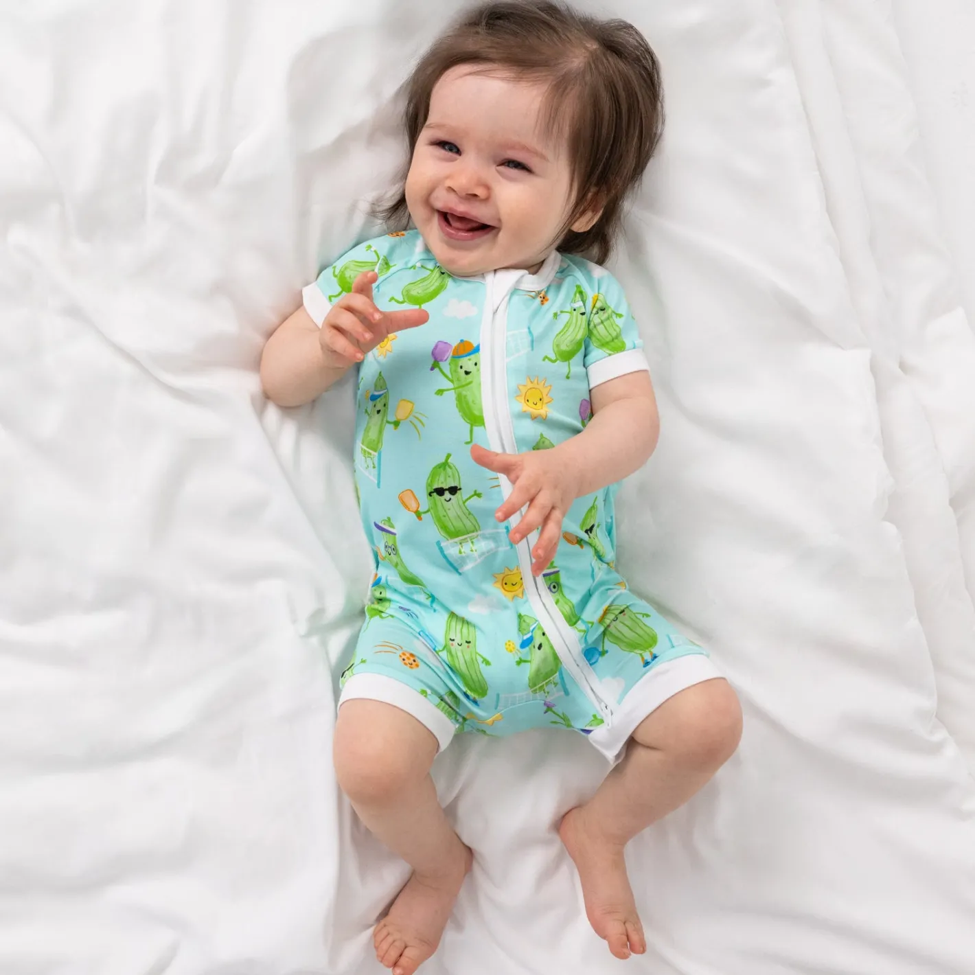 Mommy & Me|Mommy & Me<Little Sleepies Shorty Zippy Pickle Power