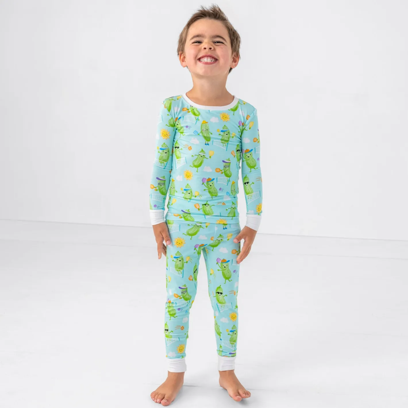 Two-Piece Pj Sets|Two-Piece Pj Sets<Little Sleepies Two-Piece Pajama Set Pickle Power