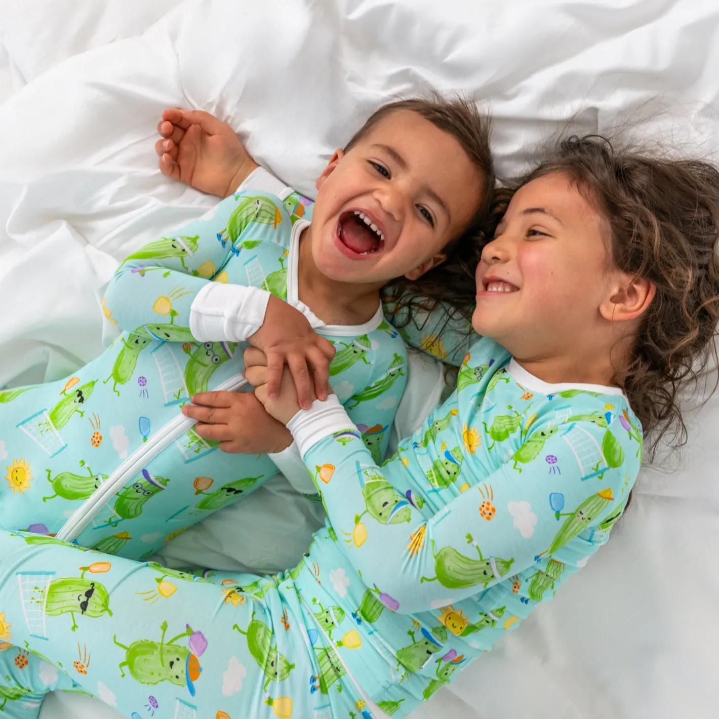 Two-Piece Pj Sets|Two-Piece Pj Sets<Little Sleepies Two-Piece Pajama Set Pickle Power