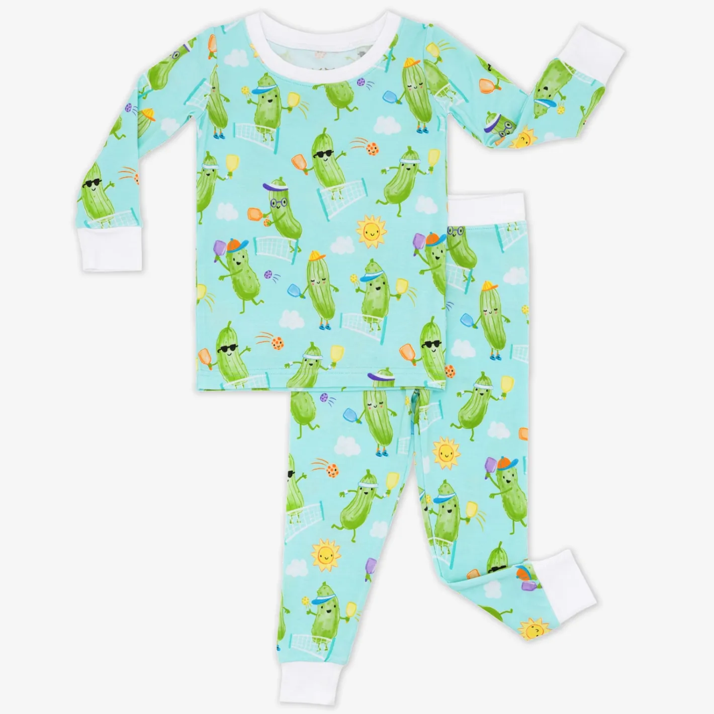 Two-Piece Pj Sets|Two-Piece Pj Sets<Little Sleepies Two-Piece Pajama Set Pickle Power