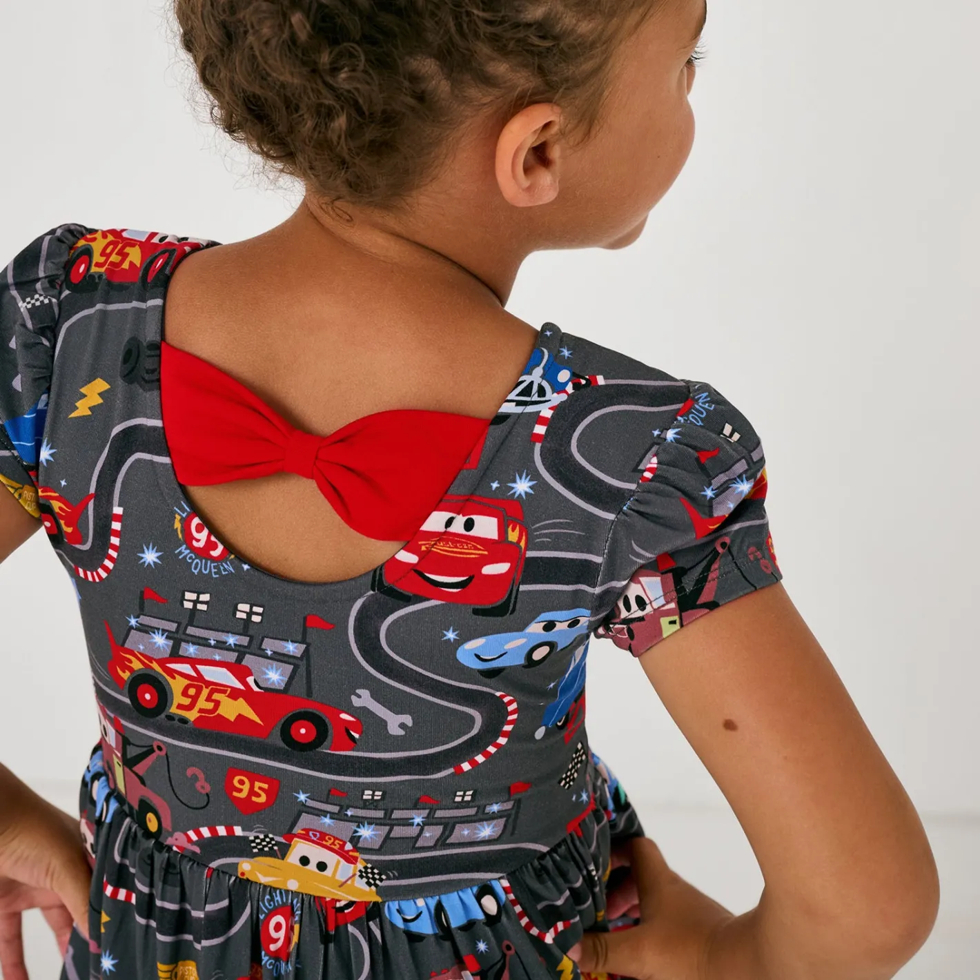 Dresses|Dresses<Little Sleepies Bow Back Skater Dress Piston Cup
