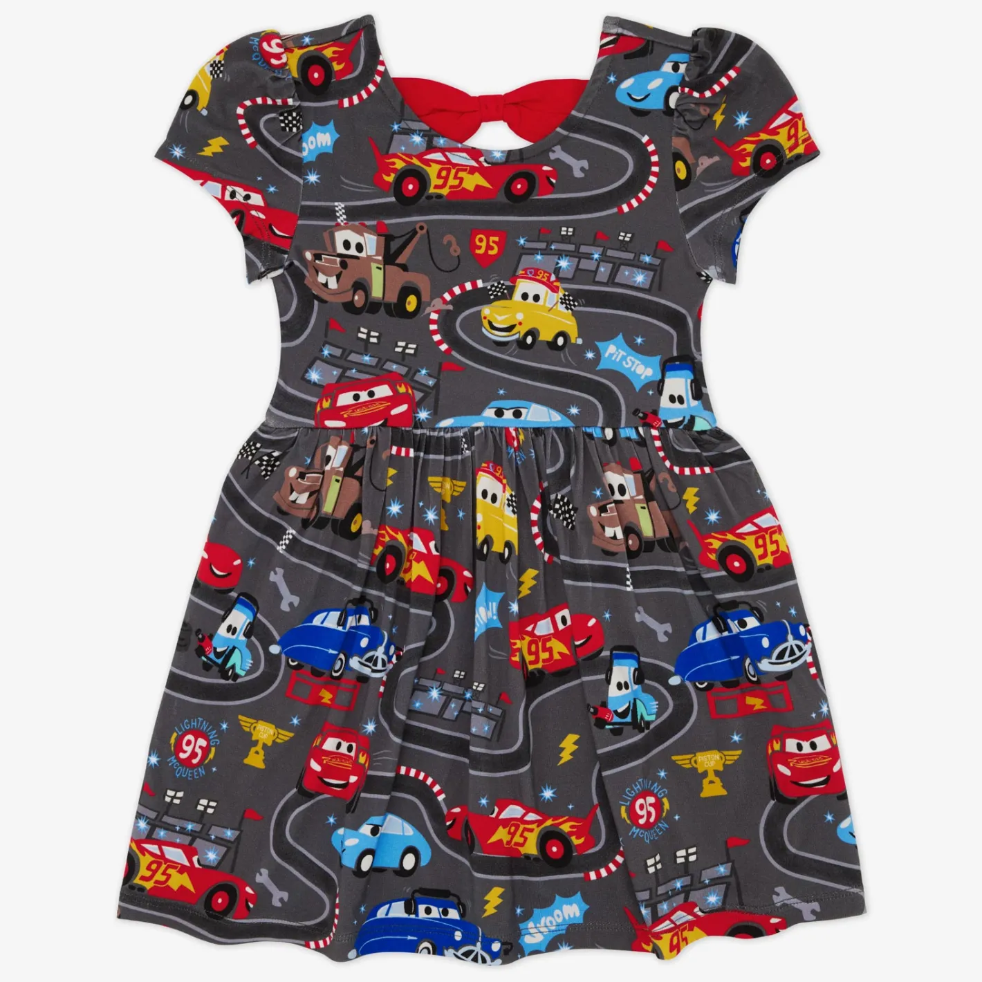 Dresses|Dresses<Little Sleepies Bow Back Skater Dress Piston Cup