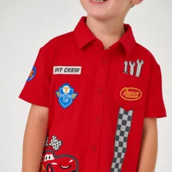 Tops & Tees|Tops & Tees<Little Sleepies Button Down Polo Piston Cup