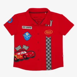 Tops & Tees|Tops & Tees<Little Sleepies Button Down Polo Piston Cup