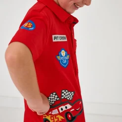 Tops & Tees|Tops & Tees<Little Sleepies Button Down Polo Piston Cup