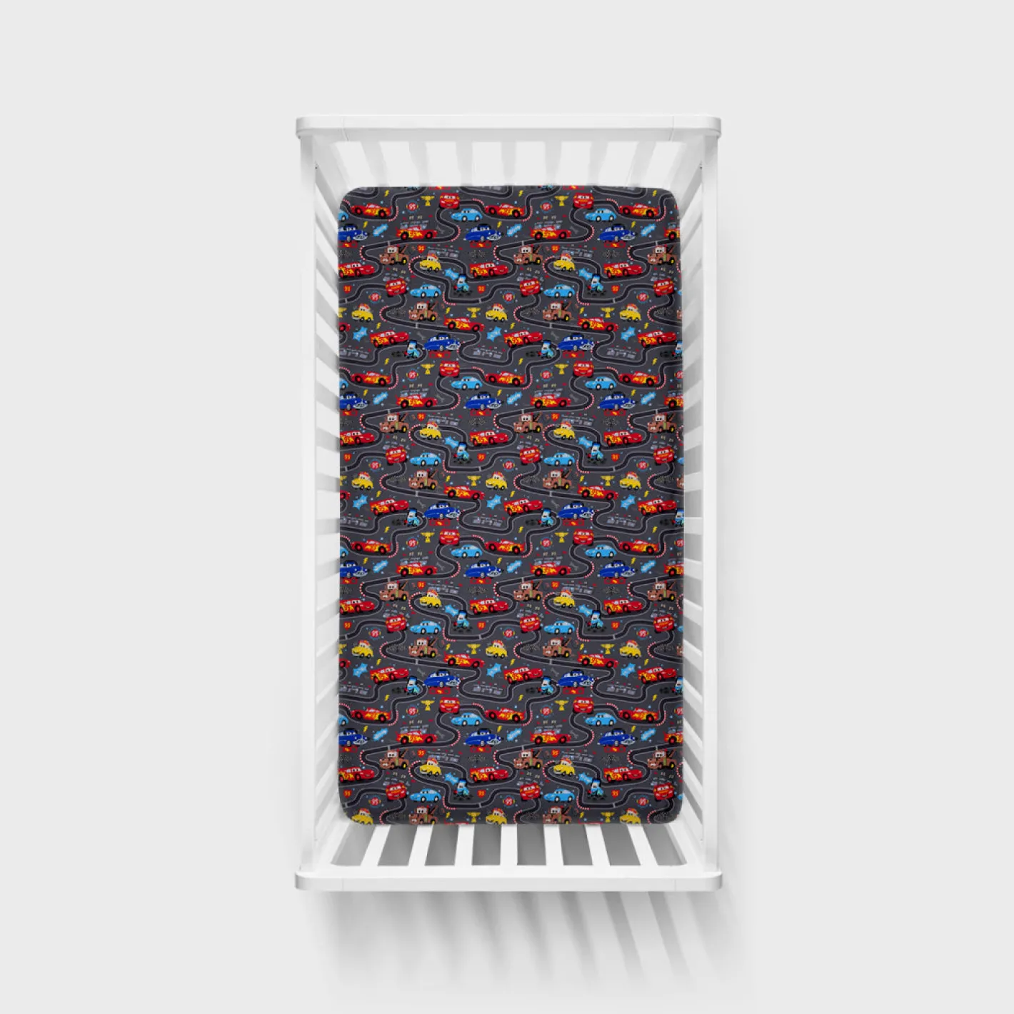 Sheets<Little Sleepies Fitted Crib Sheet Piston Cup
