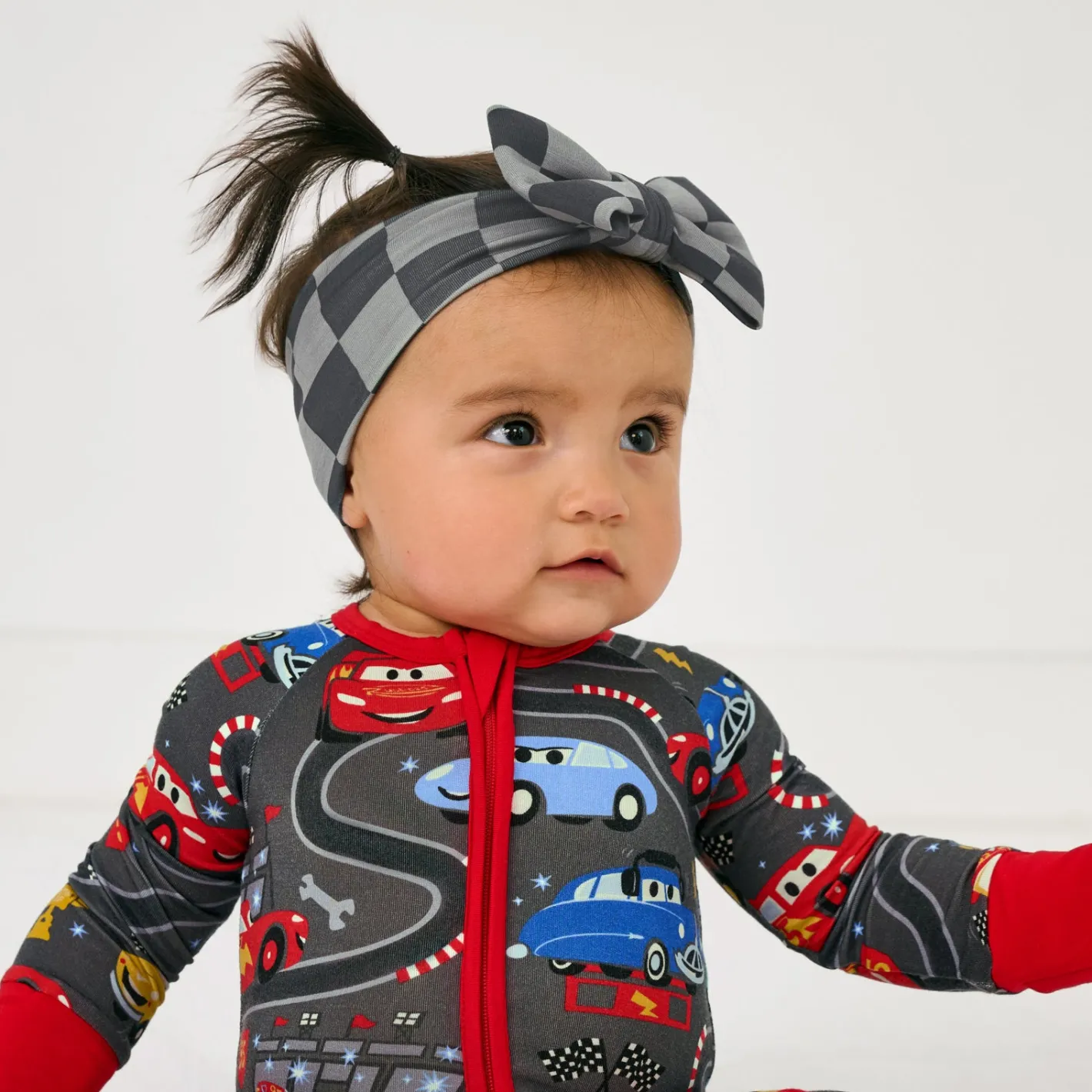 Hats & Headbands<Little Sleepies Luxe Bow Headband Piston Cup