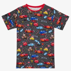 Daddy & Me|Full Family Matching<Little Sleepies Men's Short Sleeve Pajama Top Piston Cup