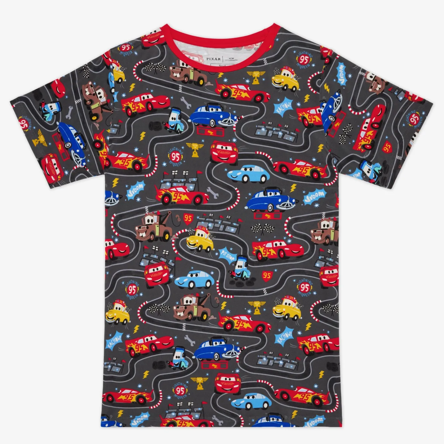 Daddy & Me|Full Family Matching<Little Sleepies Men's Short Sleeve Pajama Top Piston Cup